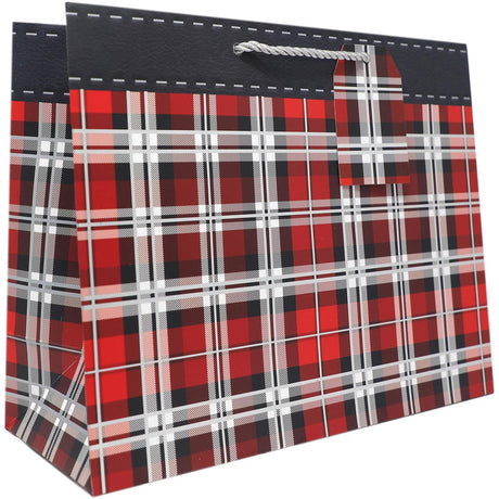 Authentic Plaid - Gift Bag - 12-1/2 x 5 x 10"