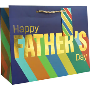 Happy Father's Day - Gift Bag - 12-1/2 x 5 x 10"
