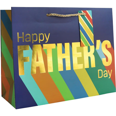 Happy Father's Day - Gift Bag - 12-1/2 x 5 x 10"