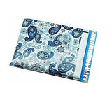 Blue Paisley Poly Mailers Size 6x9 Shipping Bags