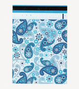 Blue Paisley Poly Mailers Size 6x9 Shipping Bags