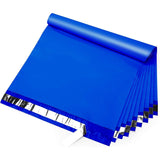 Blue Poly Mailers Size 14x17 Colorful Shipping Bags