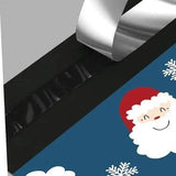 Blue Santa Poly Mailers Size 10x13 Christmas Shipping Bags