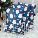 Blue Santa Poly Mailers Size 10x13 Christmas Shipping Bags