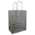 Metallic Silver - Gift Bag - 8 x 4-3/4 x 10-1/2"