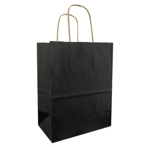 Black - Gift Bag - 8 x 4-3/4 x 10-1/2"