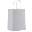 White - Gift Bag - 8 x 4-3/4 x 10-1/2"