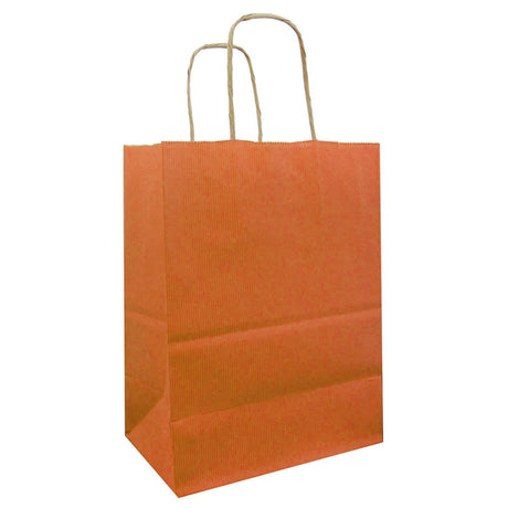 Orange - Gift Bag - 8 x 4-3/4 x 10-1/2"