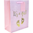 Its A Girl - Gift Bag - 8 x 4 x 10"