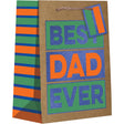 Best Dad - Gift Bag - 8 x 4 x 10"
