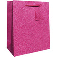 Magenta Sparkle - Gift Bag - 8 x 4 x 10"