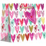 Pretty Hearts - Gift Bag - 10 x 4 x 8"