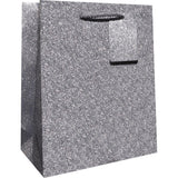 Silver Sparkle - Gift Bag - 8 x 4 x 10"