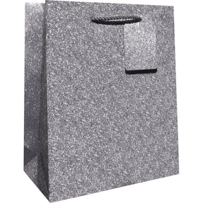 Silver Sparkle - Gift Bag - 8 x 4 x 10"