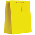 Matte Yellow - Gift Bag w/Tag - 8 x 4 x 10"