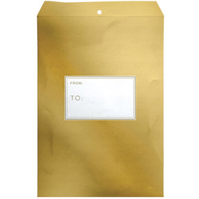 Metallic Gold - Theme Mailing Envelope - 9 x 1/2 x 12"