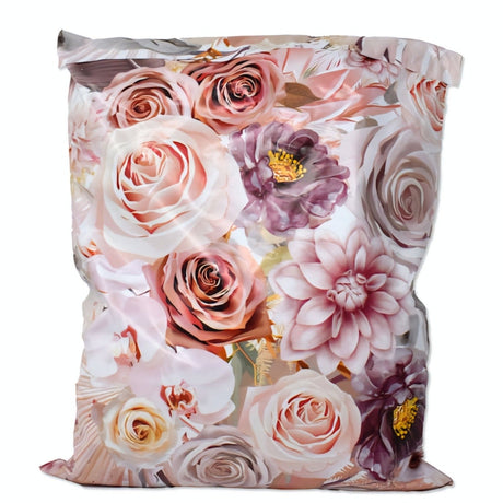 Boho Flowers & Roses Poly Mailers Size 10x13 Shipping Bags