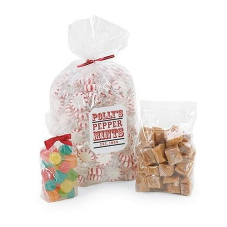 Clear - High Barrier Poly Gusseted Bags (1.4 Mil) - 3-1/2 x 2-1/4 x 12" (1.4 Mil)