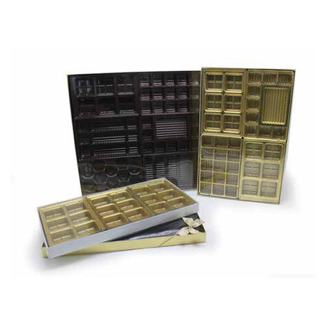 White Gloss - Clear Lid Rigid Candy Boxes