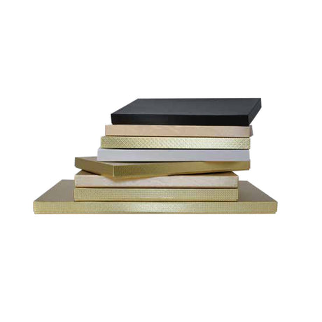 Black Semi Gloss Rigid Candy Boxes