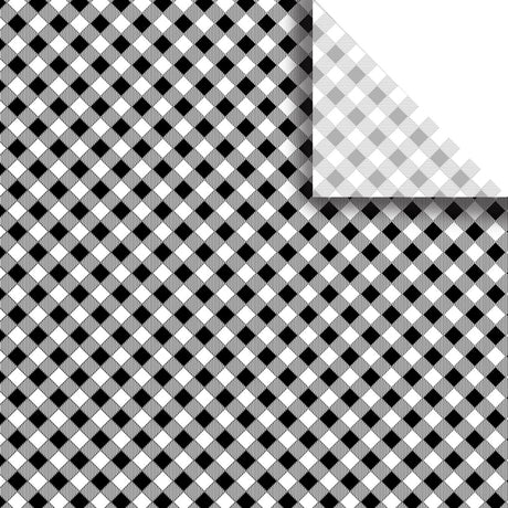 Black Gingham - Gift Tissue - 20 x 30"
