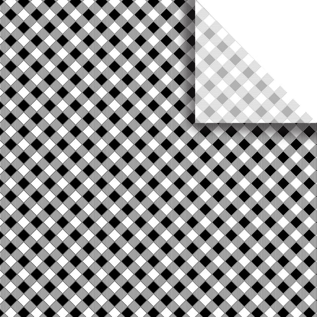 Black Gingham - Gift Tissue - 20 x 30"