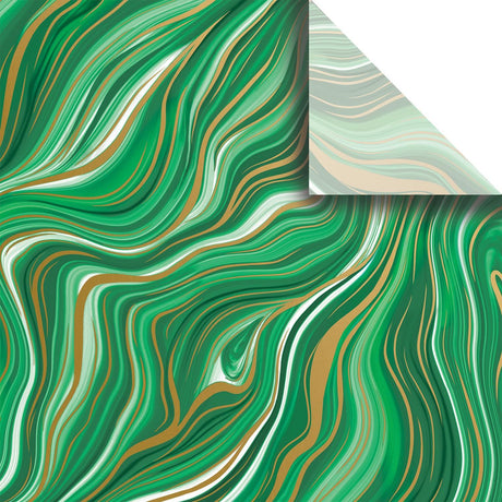 Marbleized Green - Gift Tissue - 20 x 30"