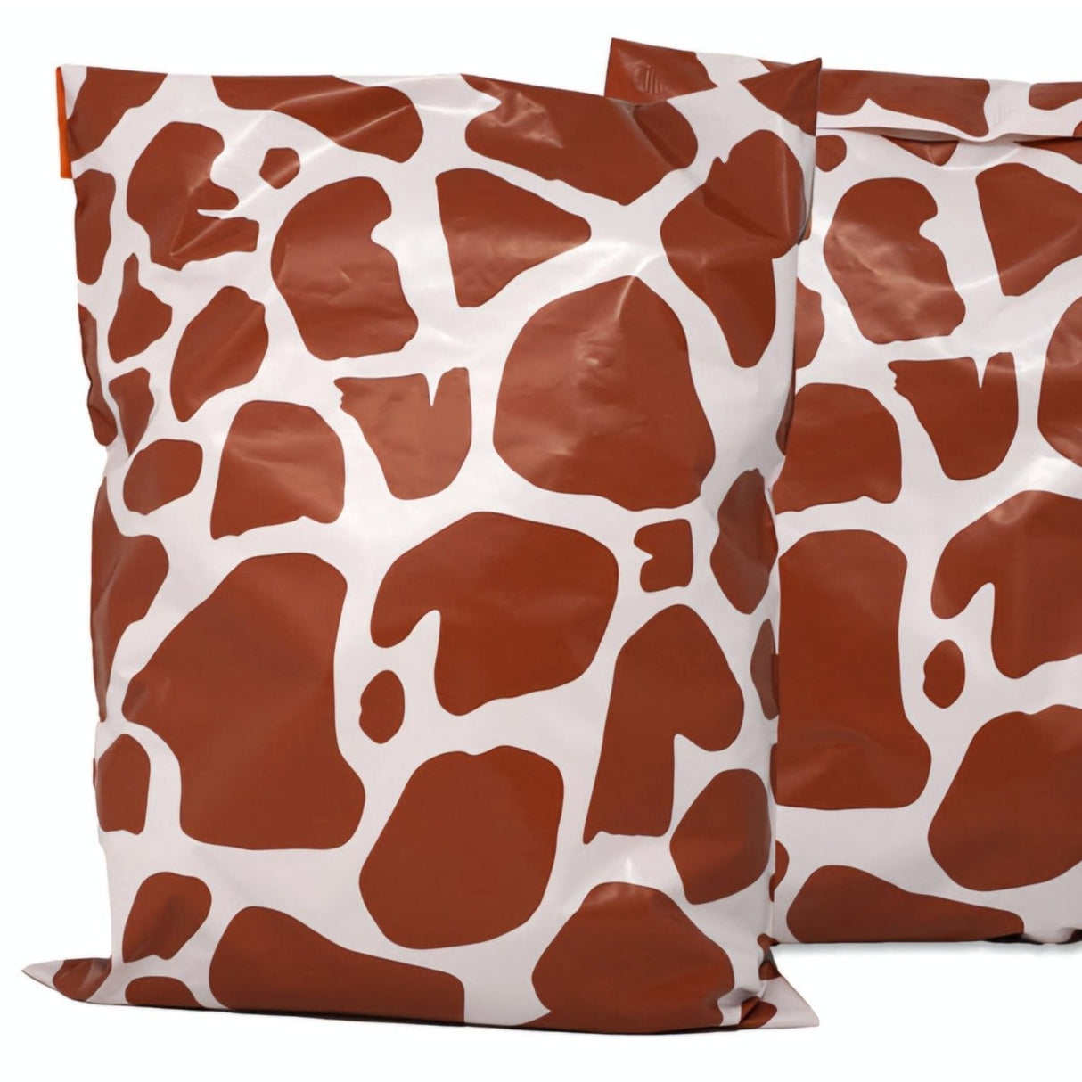 Brown Cow Print Poly Mailers Size 10x13 Shipping Bags