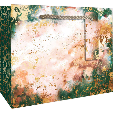 Watercolor Abstract - Gift Bag - 7-1/2 x 3 x 6"