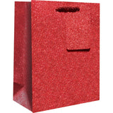 Red Sparkle - Gift Bag - 6 x 3 x 7-1/2"