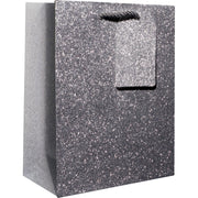 Silver Sparkle - Gift Bag - 6 x 3 x 7-1/2"