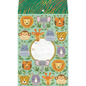 Jungle Animals - Theme Mailing Envelope - 6 x 1/2 x 9-1/2"