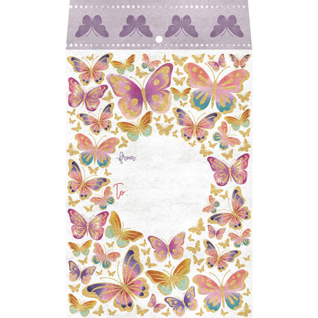 Butterflies - Theme Mailing Envelope - 6 x 1/2 x 9-1/2"