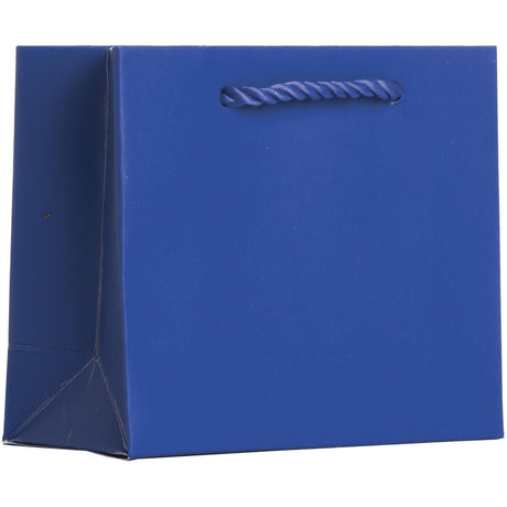 Matte Royal - Gift Bag w/Tag - 5 x 2 x 4"