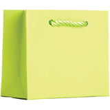 Matte Lime - Gift Bag w/Tag - 5 x 2 x 4"