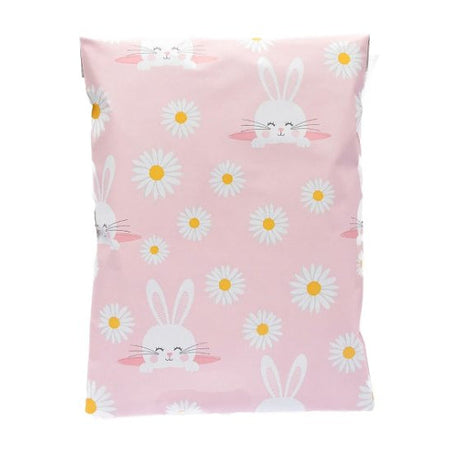 Bunny Easter Poly Mailers Size 10x13 Colorful Shipping Bags