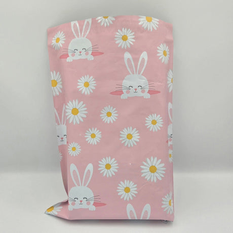 Bunny Easter Poly Mailers Size 10x13 Colorful Shipping Bags