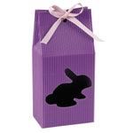 Purple - Corrugated Bunny Window Box - 3-3/4 x 2-1/4 x 8"