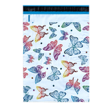 Butterfly Poly Mailers Size 6x9 Shipping Bags Rainbow Butterflies