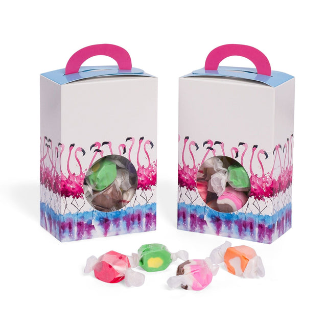 Flamingo - with Window - Tote Box - (1/2 lb) 3-1/2 x 2-1/16 x 5-3/8"