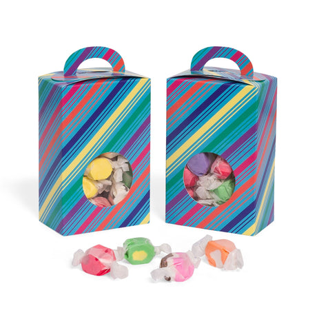 Stripes Window - Tote Box - (1/2 lb) 3-1/2 x 2-1/16 x 5-3/8"