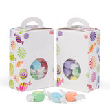 Wrapped Candies - with Window - Tote Box - (1/2 lb) 3-1/2 x 2-1/16 x 5-3/8"