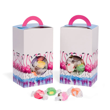 Flamingo - with Window - Tote Box - (1 lb) 3-7/8 x 3 x 6-13/16"
