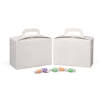 White - Tote Box - 8-1/2 x 4-1/2 x 6"