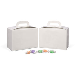 White - Tote Box - 8-1/2 x 4-1/2 x 6"