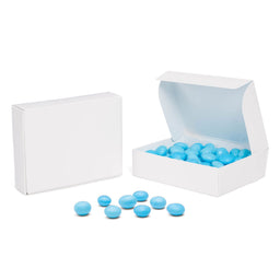 White - Die Cut Candy Box - (1/4 lb) 4-9/16 x 3-9/16 x 1-1/4"
