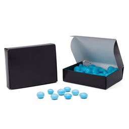 Black - Die Cut Candy Box - (1/4 lb) 4-9/16 x 3-9/16 x 1-1/4"