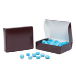 Brown - Die Cut Candy Box - (1/4 lb) 4-9/16 x 3-9/16 x 1-1/4"