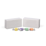White - Folding Candy Box - (1/2 lb) 5-1/2 x 2-3/4 x 1-3/4"