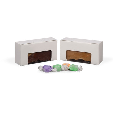 White Window - Folding Candy Box - (1/2 lb) 5-1/2 x 2-3/4 x 1-3/4"